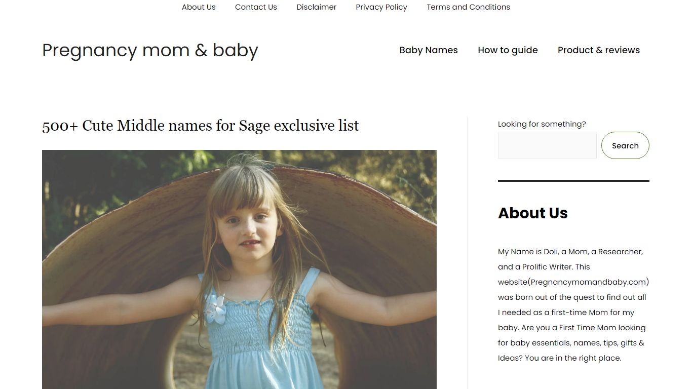 500+ Cute Middle names for Sage exclusive list - Pregnancy mom & baby