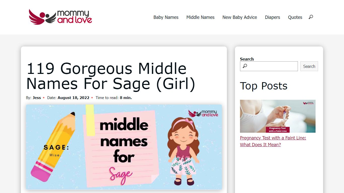 119 Gorgeous Middle Names for Sage (girl) - Raising Families Naturally